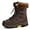 Brown, variant on Women's Winter Snow Boots - Waterproof Platform Hiking Boots with Cotton-lined & Anti-Slip Sole