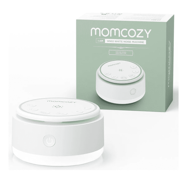 Máquina de Ruidos Blancos Portátil para Bebés y Adultos, con 20 Sonidos y Luz Xtellar blanco
