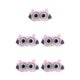 thumbnail image 1 of Qarigey Cubierta para ojos para dormir para niños, diadema con los ojos vendados para niños, Animal de peluche Blinder, parche y Type2 NO2, 1 of 6