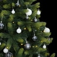 thumbnail image 3 of vidaXL Artificial Hinged Christmas Tree 150 LEDs & Ball Set 59.1", 3 of 12
