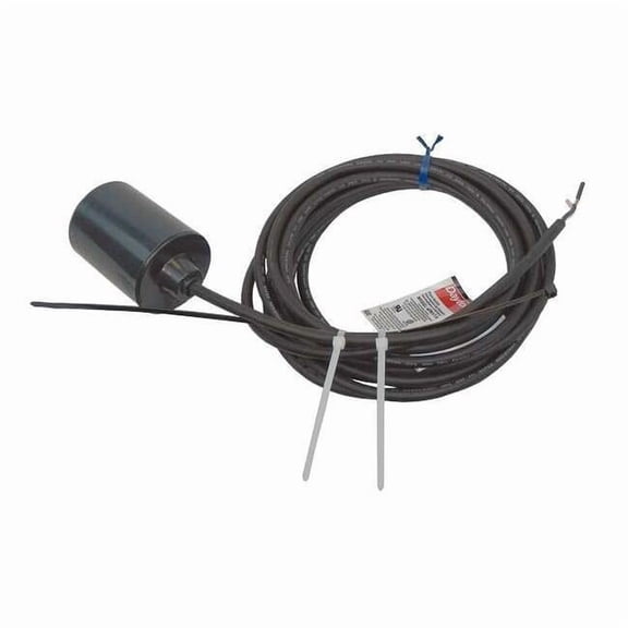 Dayton Float Switch, 20 ft, ABS, 115/230V AC 6PNV7