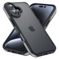 thumbnail image 1 of Funda de teléfono Yriklso para iPhone 16 Plus a prueba de golpes, color gris, 1 of 6