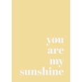 thumbnail image 3 of Mi, Suki 18x24 Black Modern Framed Museum Art Print Titled - You Are My Sunshine, 3 of 5