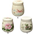 thumbnail image 4 of pitrice Tea In Chinese Style Pattern Small Storage Container Organization Lid Coddled Cups Ceramic Material for Kitchen Spice Style 1, 4 of 6