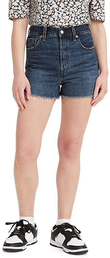 Levis Womens Premium Ribcage Shorts Standard 27 Noe Five Waterless -  Walmart.com