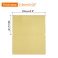 thumbnail image 2 of Uxcell 20Pack Table Place Cards, Printable Place Name Cards for Table Setting Wedding Dinner Parties Events, Pearl Gold, 2 of 5