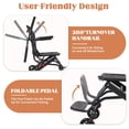 thumbnail image 5 of 2026 New 13lbs Ultra Lightweight Folding Transport Wheelchair for Adults – Premium Aluminum Alloy Frame, Portable Travel Wheelchair with Storage Bag, 286 lb Capacity for Seniors, 5 of 8