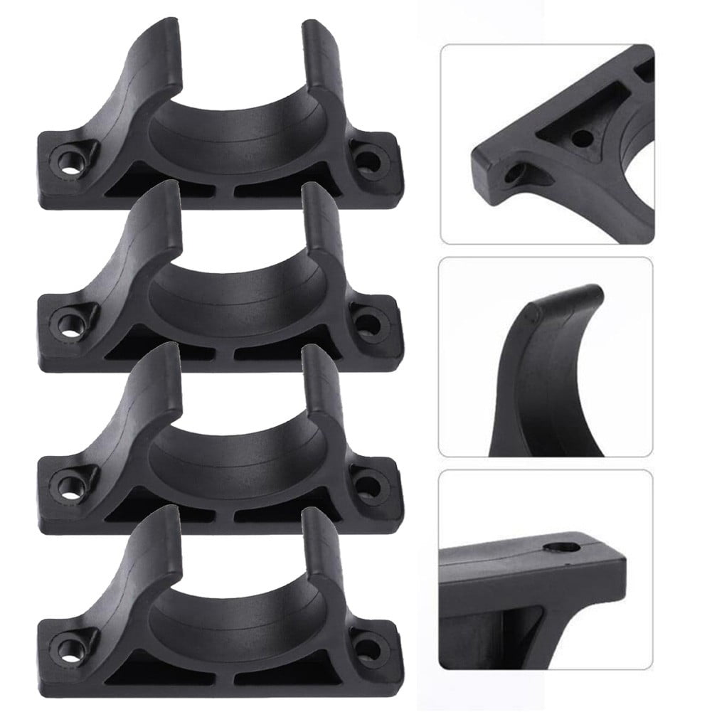 2 Pair Kayak Oar Holder Plastic Paddle Clips Mounting Keeper For Canoes