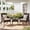 Beige-3pcs, variant on Simenmax 4 Piece Rattan Conversation Set, Outdoor Patio Furniture with Double Loveseat & 2 Single Chairs, Glass Coffee Table for Backyard, Poolside, Garden,Beige