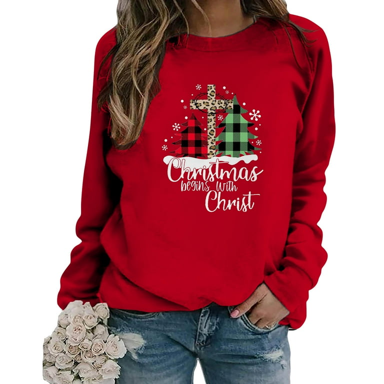 Plus size ugly christmas sweater tunic best sale