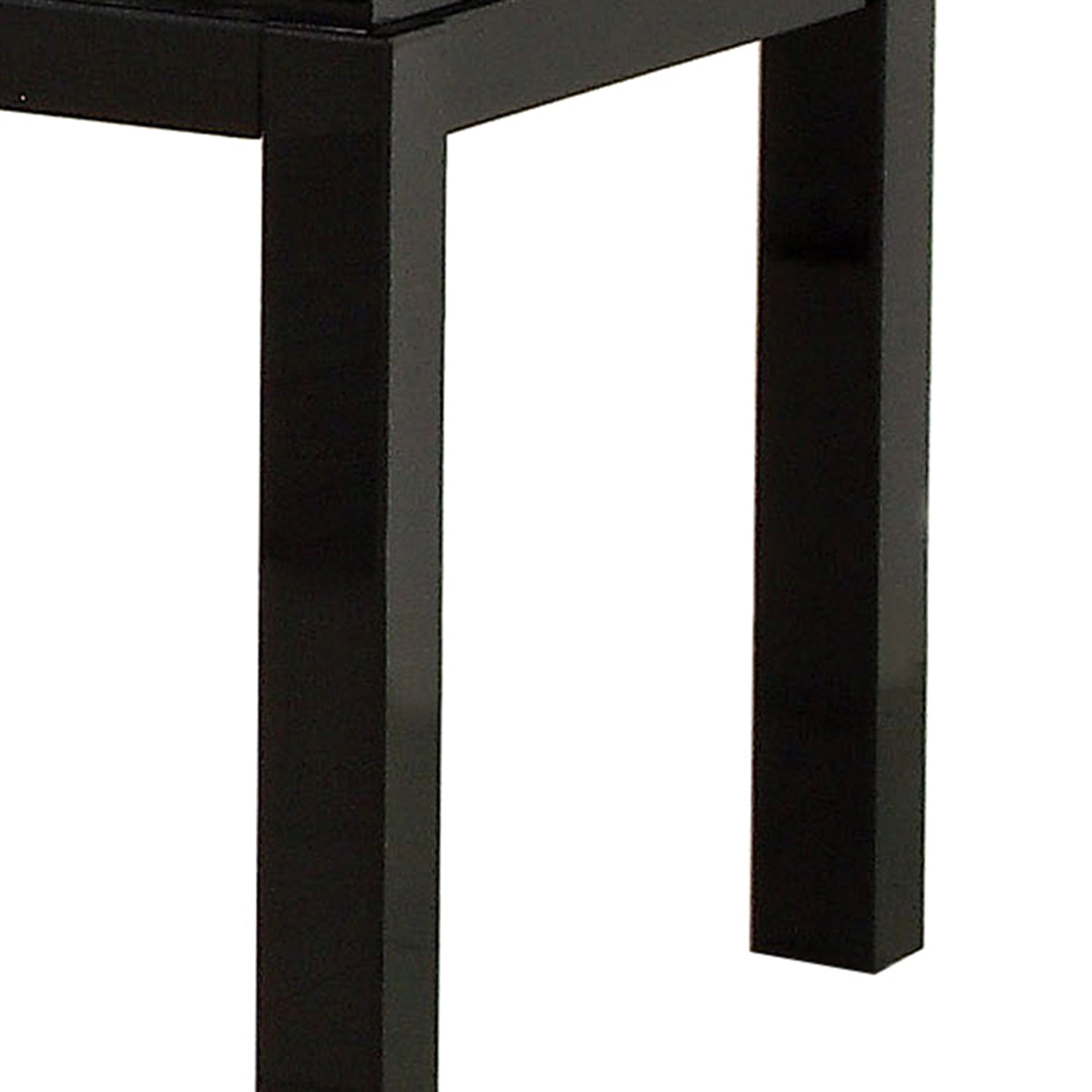 Furniture of America Lalia Contemporary End Table, Black