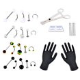 thumbnail image 2 of Professional Body Piercing Jewelry Tool Kit,,Black, 2 of 4