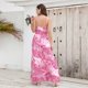 thumbnail image 3 of WILLBEST Vestidos De Verano Para Mujer, Vestido Largo Elegante Sin Mangas Con Cuello En V Y Estampado Floral Belleza De Talla Grande Para Mujer De Verano 2023, 3 of 3