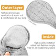 thumbnail image 4 of Windfall Winter Ear Muff, Soft Plush Ear Warmers for Women Men, Earmuffs Behind head for Outdoor, 4 of 8