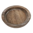 thumbnail image 6 of PAMINGONO 1Set Rustic Wood Tray Small Trays Decorative Coffee Round for Dining Table 8.06X8.06X0.98in, 6 of 8