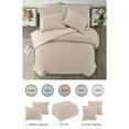 thumbnail image 4 of Grace Living Meah 5pc King/California King Duvet Set, Blush, 4 of 7