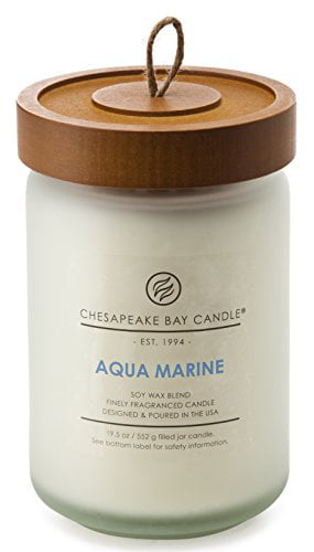 Waterlily Seagrass Chesapeake Bay Candle Scented Candle Aqua Marine Small PT92182