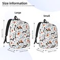 thumbnail image 4 of Rocae Halloween Dachshund for Durable Canvas Backpack Leisure Large Bag Travel Rucksack Multi-function Backpack Small, 4 of 8