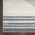 thumbnail image 6 of Nourison Astra Machine Washable 4' x 6' Ivory Blue Mid-Century Modern Indoor Flatweave Rug, 6 of 11