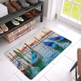 thumbnail image 3 of MKHERT Gondolas Boats in Venice Italy at Sunset Doormat Rug Home Decor Floor Mat Bath Mat 30x18 inch, 3 of 3