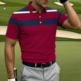 thumbnail image 2 of Tbopshirt Short Sleeved Shirts for Men Plus Size with Collar Business Collar Casual Sports Printed Button Top Shirt,S-5XL, 2 of 3