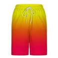 thumbnail image 5 of Taqqpue Mens Tie Dye Graphic Shorts Athletic Running Basketball Shorts Casual Summer Beach Elastic Waist Drawstring Shorts with Compression Liner, 5 of 6