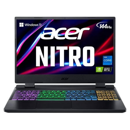Acer Nitro 5 - 15.6" 144 Hz IPS - Intel Core i7 12th Gen 12700H (2.30GHz) - NVIDIA GeForce RTX 3060 Laptop GPU - 16 GB DDR4 - 512 GB PCIe SSD - Windows 11 Home 64-bit - Gaming Laptop (AN515-58-725A )