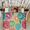 thumbnail image 3 of Pioneer Flower Duvet Cover and Pillowcase Set for Single Bedding, Bedroom Accessories for Kids Teens, 3 of 5