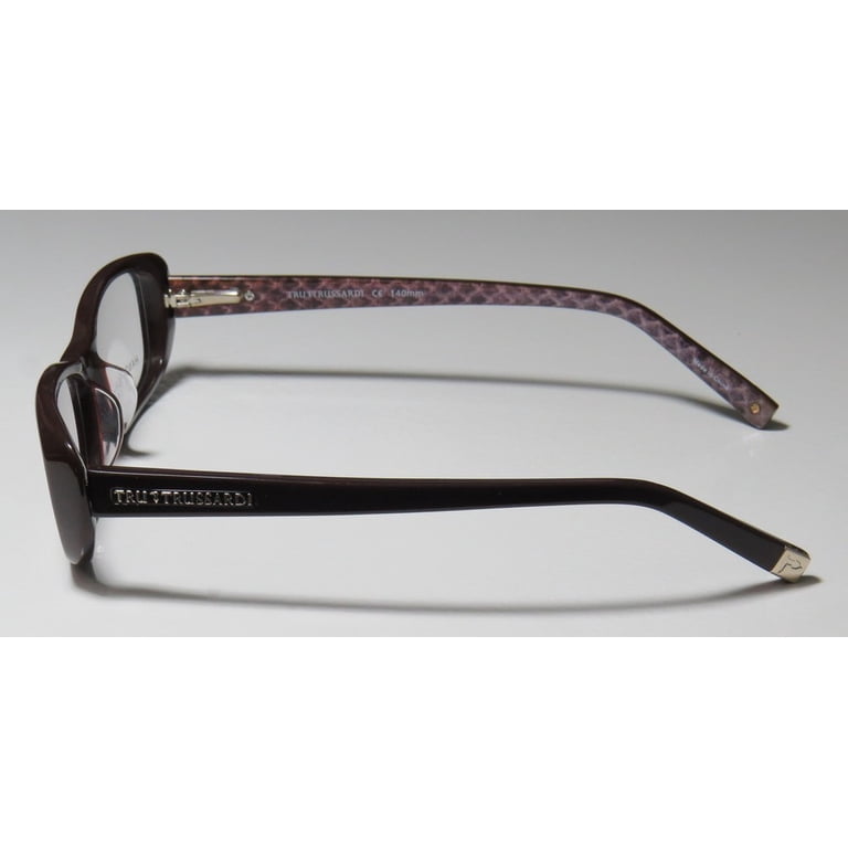 NEW TRUSSARDI 12703 WOMENS/LADIES DESIGNER FULL-RIM BROWN  display picture 1