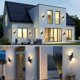 thumbnail image 2 of Indoor/Outdoor LED Wall Light, 12W Warm White Light, Modern Up and Down Lights, Waterproof Lighting, Metal Spiral Bar,, 2 of 5