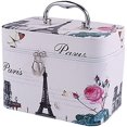 thumbnail image 1 of Bolsa de aseo, bolsa de cosméticos de viaje, bolsa de maquillaje portátil, bolsa de aseo impresa (Torre Eiffel Snorkel), 1 of 1