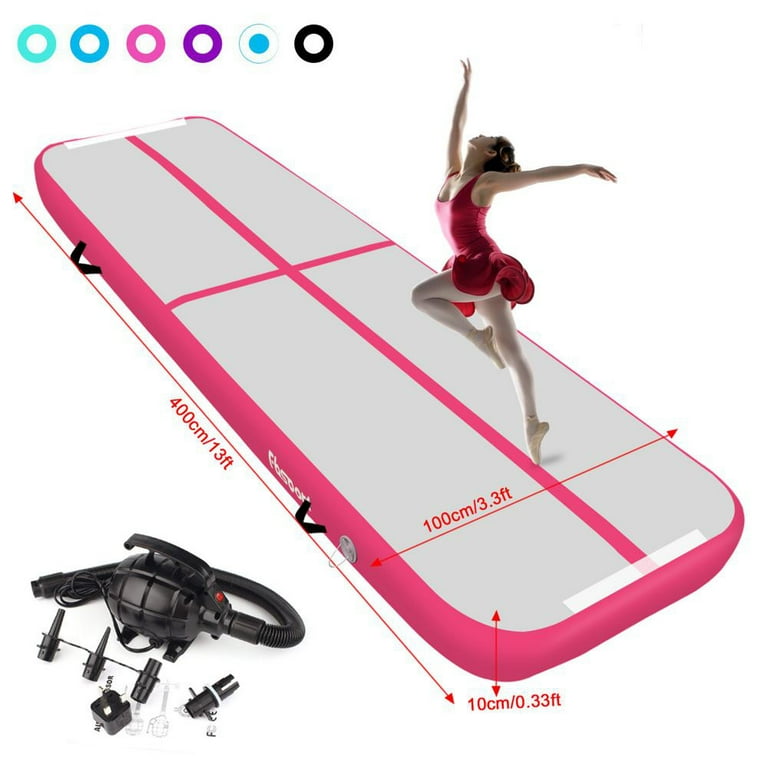 Inflatable Gymnastics Mat FBSPORT 13ft Inflatable Air Gymnastics