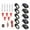 Warm Light, variant on Hxlamzoo 5 Pcs Roof Mouse Light Roof Marker Lights LED Roof Lamps Light Cab Marker Light Car Lighting Device Roof Tops Lamp Running Light