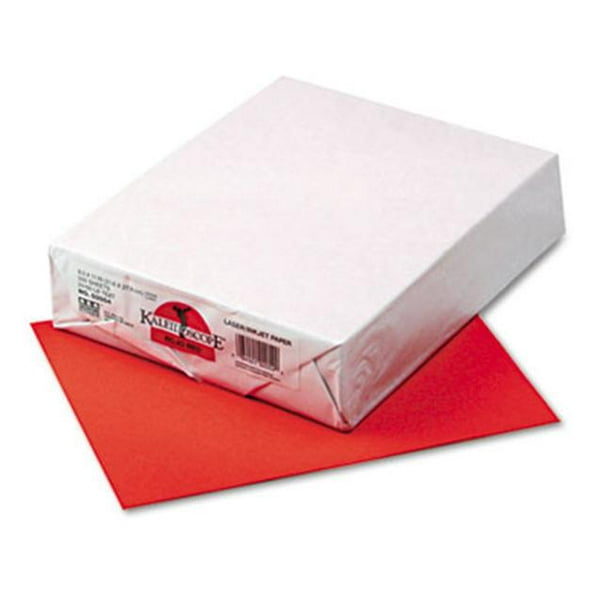 Pacon 102054 Kaléidoscope Multifonction Couleur Papier- 24lb- 8-1/2 x 11- Rojo Rouge- 500 Shts/Rm