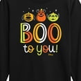 thumbnail image 3 of Disney Pixar - Boo To You - Toddler & Youth Long Sleeve Graphic T-Shirt, 3 of 5