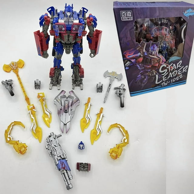 TW1022 Optimus Commander Jouet TW1022EX SS44 Remorque Voiture Autobot Figurine d'Action Robot à Déformation Modèle Anime