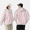 thumbnail image 4 of Lsque Cute Rabbit UPF 50+ Lightweight Sun Protection Men's Women's Long Sleeve Shirt, Hoodie Performance -Medium, 4 of 9