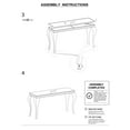 thumbnail image 5 of Modern Table For Interior, Black Tempered Glass Top And Silver Metal Legs Contemporary Interior Table, With Stainless Steel -style, 5 of 5