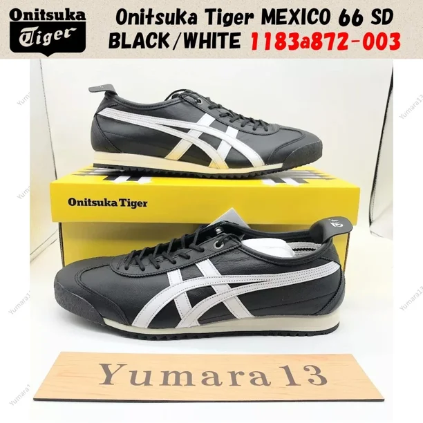 Onitsuka & Tiger MEXICO 66 SD BLACK/WHITE 1183a872-003 Unisex Size
