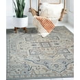 thumbnail image 2 of EORC Blue Traditional Oriental Heriz Design Area Rug, 2 of 6