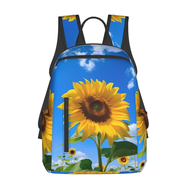 Easygdp Blue Sky Sunflower para Easygdp Yak - Mochila Casual Ligera y Resistente para Viaje y Senderismo para Hombres y Mujeres