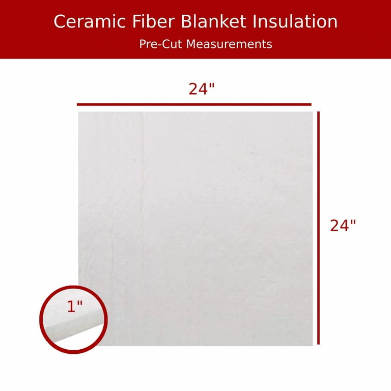 Sterling Seal & Supply Ceramic Fiber Blanket Insulation 6# 2300F 1