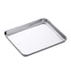thumbnail image 4 of Bandeja para horno de acero inoxidable Bandeja para galletas Compacta Multiusos Rectangular para cocinar Plata, 4 of 9