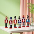 thumbnail image 4 of Figuras de Cascanueces de 13cm, 6 uds., figuras de decoración decorativa, adorno de muñeca, de Cascanueces para estantes, regalos para el perfecl Figurita de Cascanueces, 4 of 8