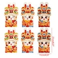 thumbnail image 3 of Yhmxh Décorations du Nouvel An Chinois 2025 Sac Rouge Mode Nouvel An Mariage Sac Rouge Pliable,6 Red Envelopes, 3 of 4