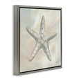 thumbnail image 4 of Stupell Industries Simple Beige Starfish Coastal Painting Gray Floater Framed Canvas Art Print Wall Art, 18 x 18, 4 of 10