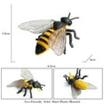 thumbnail image 3 of Ksopiavobs Realistic Animal Figures Honeybee Figurines Insect Toy, Science Project, Cake Topper, Early Educational Toys Birthday for Toddlers Kids Age 3 4 5, 3 of 6
