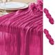 thumbnail image 1 of Camino de mesa Ase'm, 2 unidades, 89 x 305 cm, gasa fucsia, 10 pies, 1 of 7