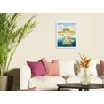 thumbnail image 3 of Welcome Home - Sitting by the Dock - Cozy Beach Cottage - From an Original Watercolor Painting by Robin Wethe Altman - Japanese Unryu Rice Paper Art Print (Unframed) 12 x 16 in, 3 of 4