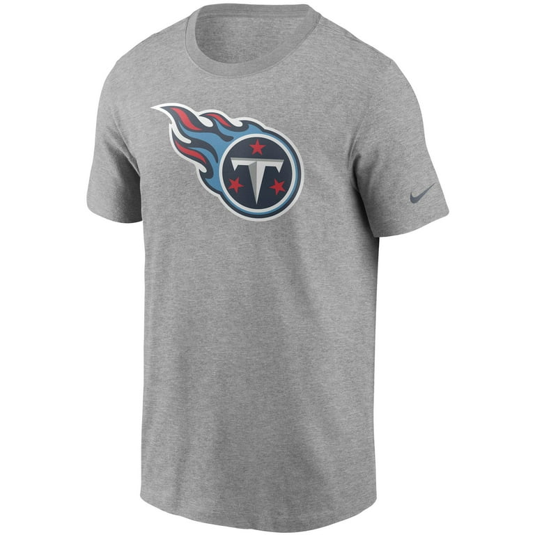 Men's Nike Heather Gray Tennessee Titans Primetime Logo Essential